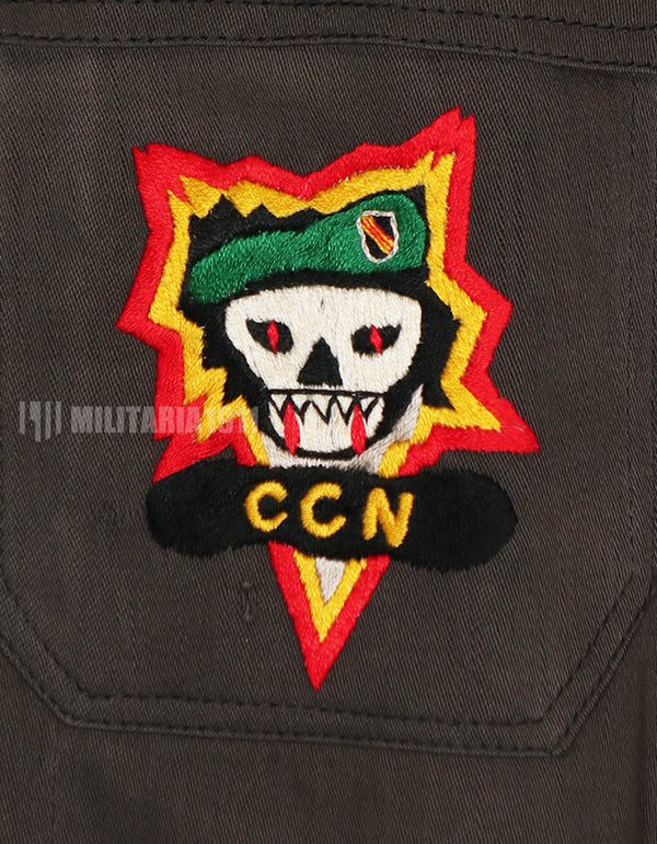 Replica MACV SOG 1-0 Black Jacket Direct Embroidery Old Replica Used