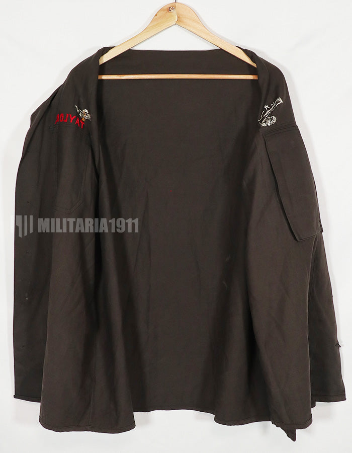 Replica MACV SOG 1-0 Black Jacket Direct Embroidery Old Replica Used