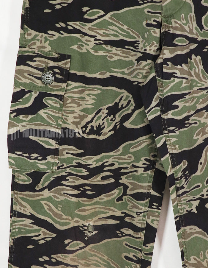 実物　レイトウォー　タイガーストライプ　パンツ　退色あり　A-S　中古品