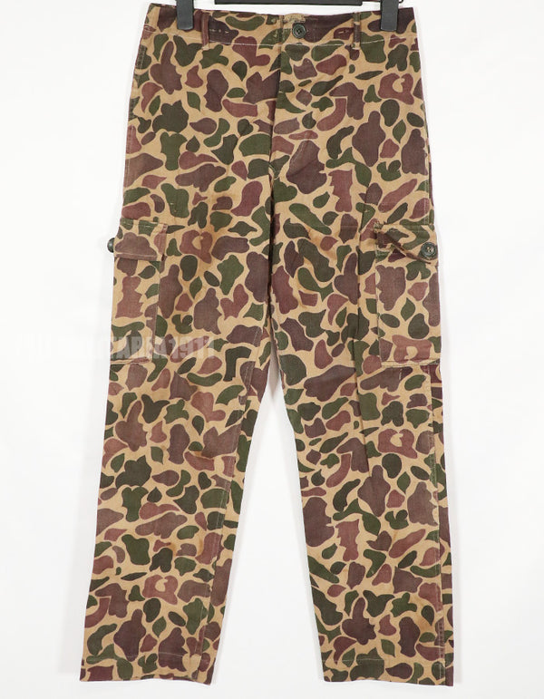 実物　CIDG Beogum迷彩　ローカルメイドダックハンター　パンツ　中古品