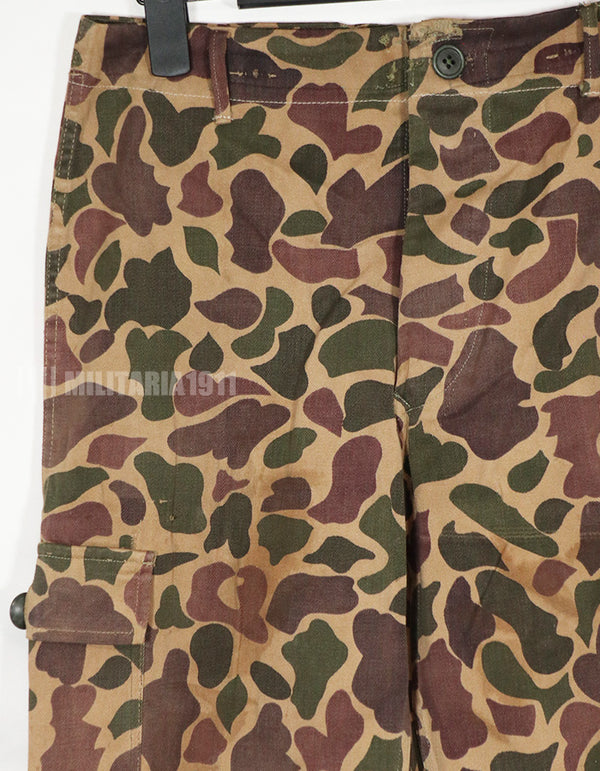 実物　CIDG Beogum迷彩　ローカルメイドダックハンター　パンツ　中古品　