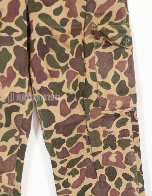 実物　CIDG Beogum迷彩　ローカルメイドダックハンター　パンツ　中古品　