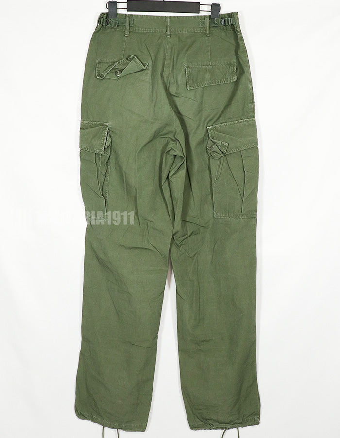 実物　1967年製　ポップリン製　ジャングルファティーグ　パンツ　中古品　状態良い