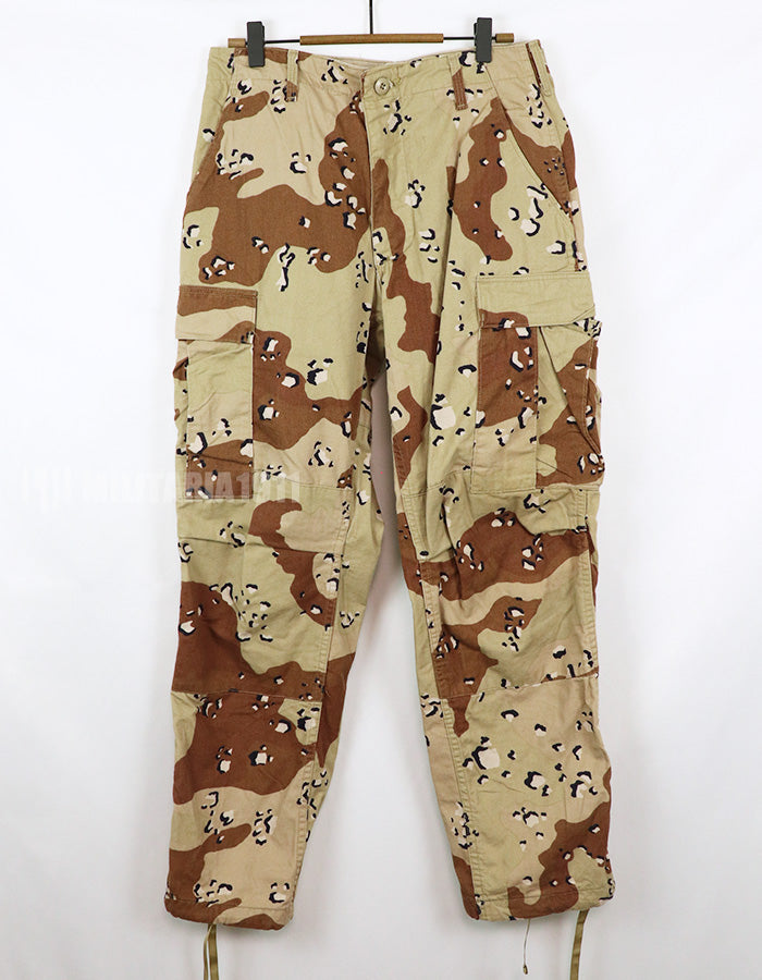 実物　アメリカ軍　チョコチップ砂漠迷彩　パンツ　状態よい