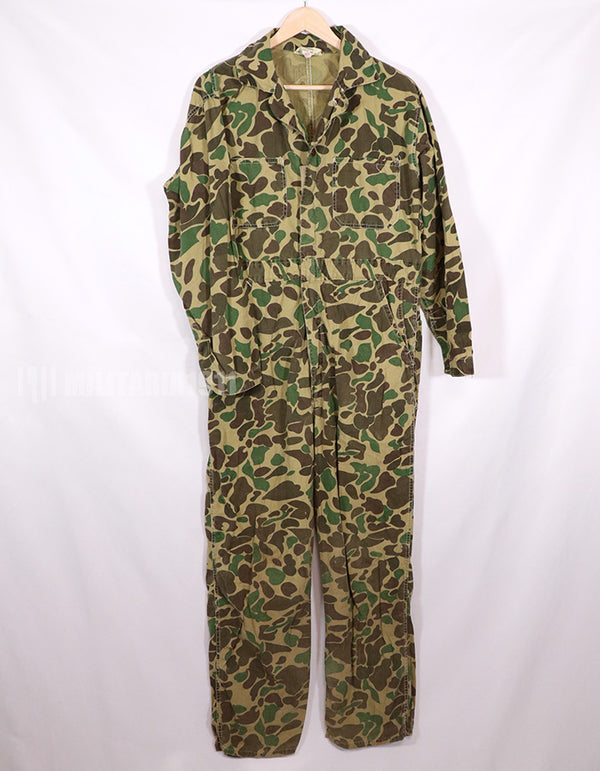 民生品　アメリカンビンテージ　フロッグスキン迷彩　カバーオール　中古品