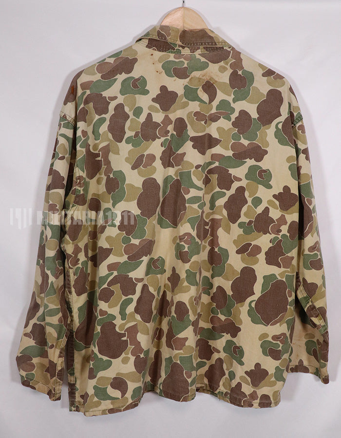 民生品カモフラージュ　フロッグスキンハンティングジャケット　ダックハンター迷彩　中古品　1970年代品