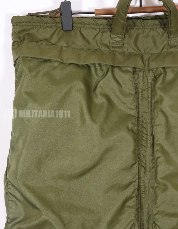 実物　アメリカ空軍　ヘルメットバッグ　1976年製　ジッパー開閉不可 中古品