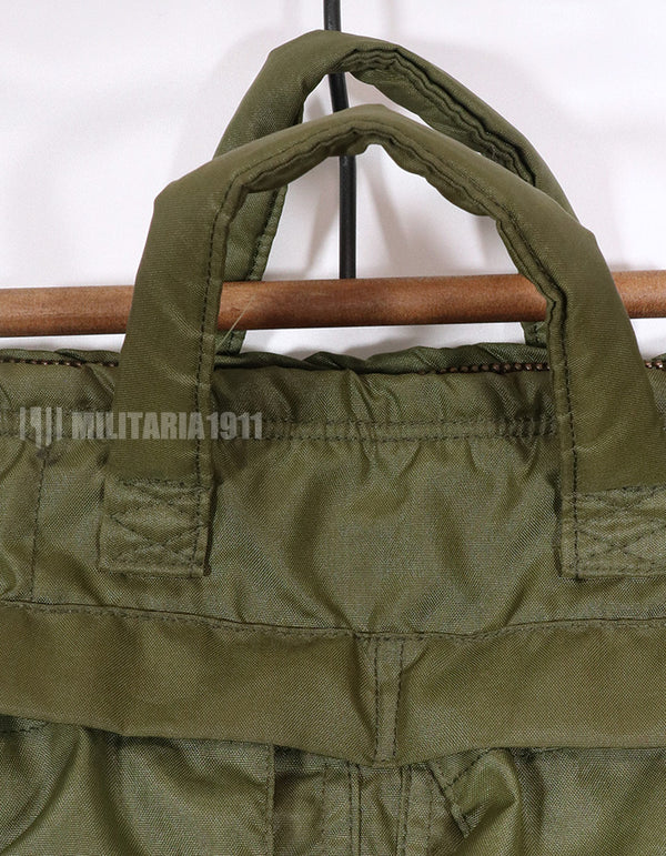 実物　アメリカ空軍　ヘルメットバッグ　1976年製　ジッパー開閉不可 中古品