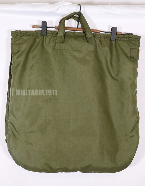 実物　アメリカ空軍　ヘルメットバッグ　1976年製　ジッパー開閉不可 中古品