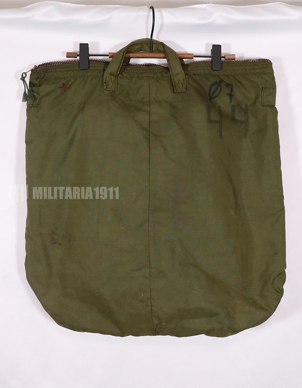実物　米軍放出品　1984年製　アメリカ空軍　ヘルメットバッグ　汚れ・文字あり