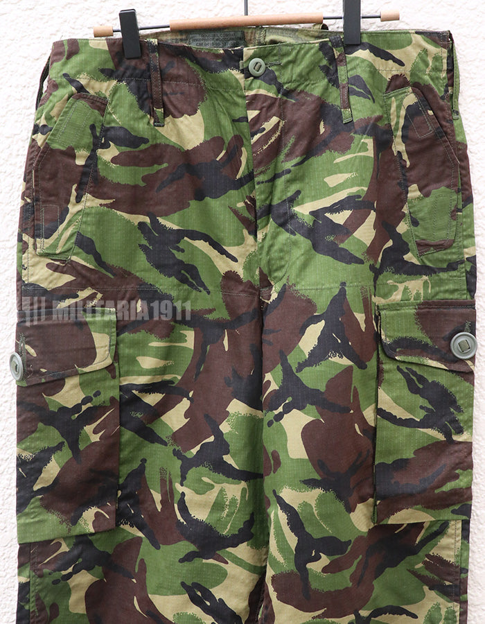 イギリス軍　USED　ウッドランドDPM　コンバットパンツ　ウィンドプルーフ　B