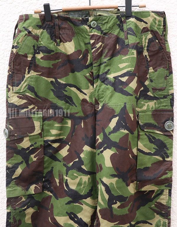 イギリス軍　USED　ウッドランドDPM　コンバットパンツ　ウィンドプルーフ　B