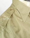 Original U.S. Army Cotton Khaki Shirt Service Shirt with Rank insignia patch 1st Signal Bde