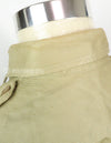 Original U.S. Army Cotton Khaki Shirt Service Shirt with Rank insignia patch 1st Signal Bde