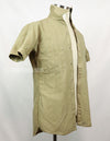 Original U.S. Army Cotton Khaki Shirt Service Shirt with Rank insignia patch 1st Signal Bde