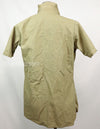 Original U.S. Army Cotton Khaki Shirt Service Shirt with Rank insignia patch 1st Signal Bde