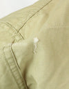 Original U.S. Army Cotton Khaki Shirt Service Shirt with Rank insignia patch 1st Signal Bde