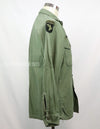 Original U.S. Army Utility Shirt OG-107 with insignia including 1st Division patch (retrofitted)