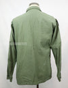Original U.S. Army Utility Shirt OG-107 with insignia including 1st Division patch (retrofitted)