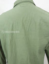 Original U.S. Army Utility Shirt OG-107 with insignia including 1st Division patch (retrofitted)