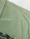 Original U.S. Army Utility Shirt OG-107 with insignia including 1st Division patch (retrofitted)