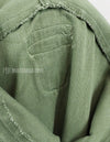 Original U.S. Army Utility Shirt OG-107 with insignia including 1st Division patch (retrofitted)