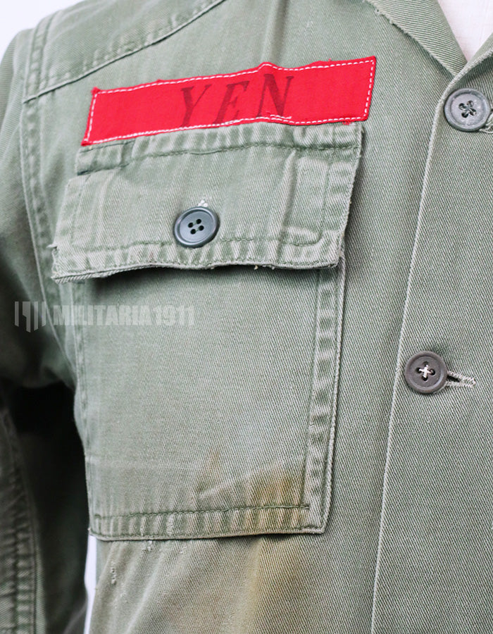 Original South Vietnam Marine Corps Early OD Shirt Shirts Only