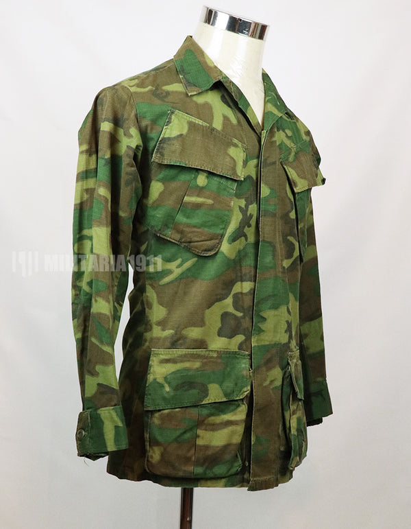 Original ERDL Reef Jacket, ripstop fabric, made in 1969.