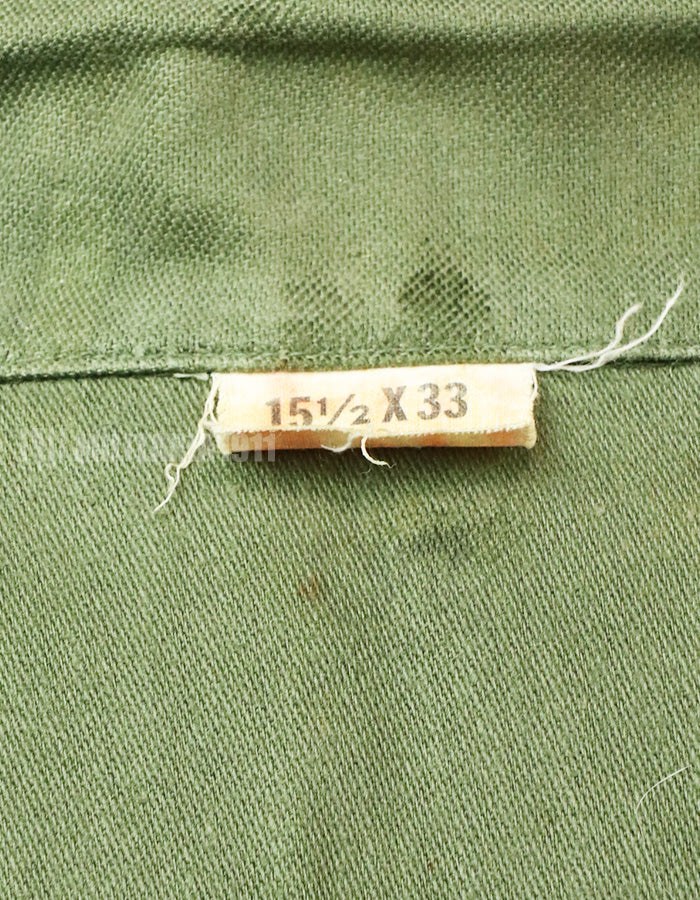 Original Utility Shirt OG-107, made in 1970, war time lot, used condition.