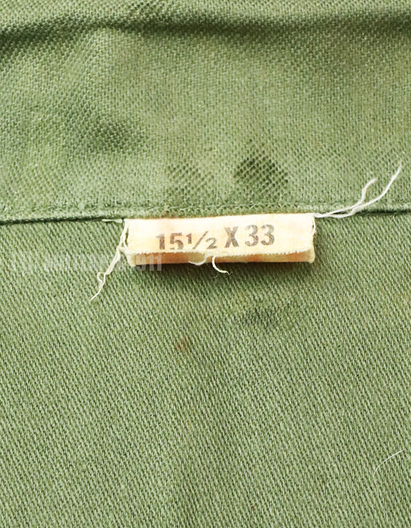 Original Utility Shirt OG-107, made in 1970, war time lot, used condition.
