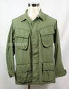 Original Late model ripstop fabric Jungle Fatigue S-R, partially damaged, made in 1968