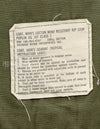 Original Late model, ripstop fabric, jungle fatigues, X-S-S, 1970, missing button, damaged.