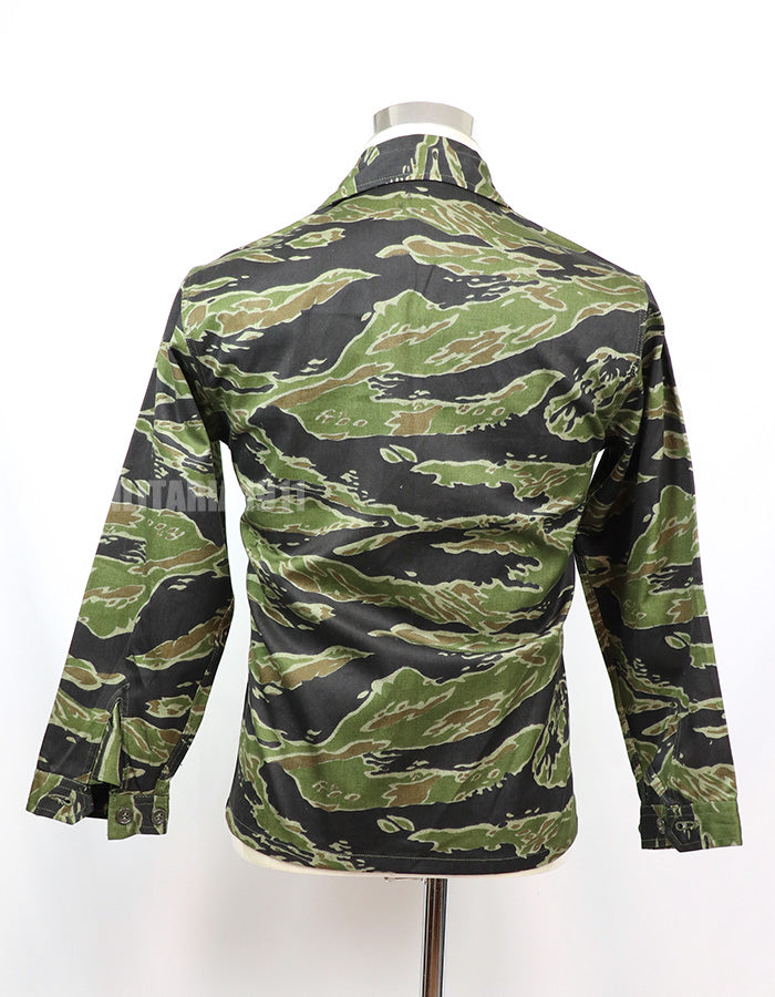 Original Late War Lightweight Pattern Tiger Stripe Shirt Never used Made by CISO Okinawa