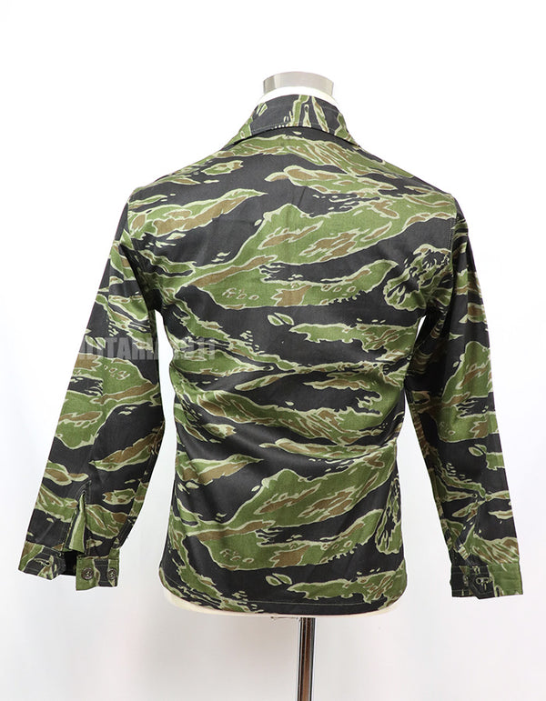 Original Late War Lightweight Pattern Tiger Stripe Shirt Never used Made by CISO Okinawa