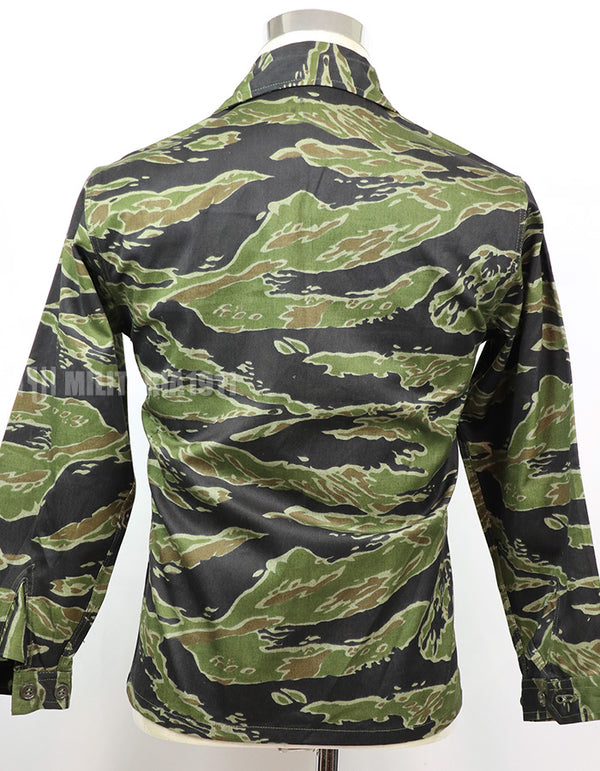 Original Late War Lightweight Pattern Tiger Stripe Shirt Never used Made by CISO Okinawa