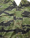 Original Late War Lightweight Pattern Tiger Stripe Shirt Never used Made by CISO Okinawa