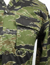 Original Late War Lightweight Pattern Tiger Stripe Shirt Never used Made by CISO Okinawa