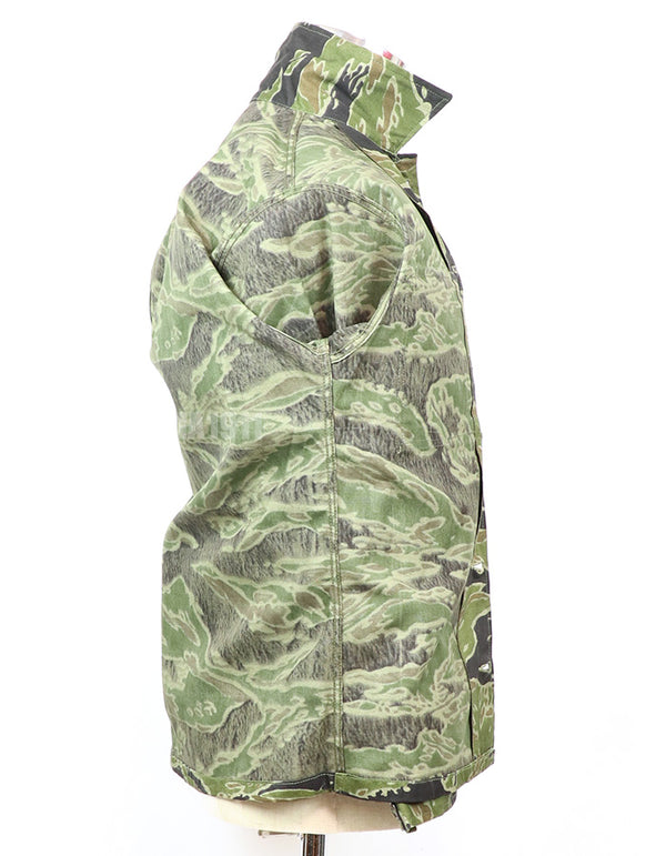 Original Late War Lightweight Pattern Tiger Stripe Shirt Never used Made by CISO Okinawa
