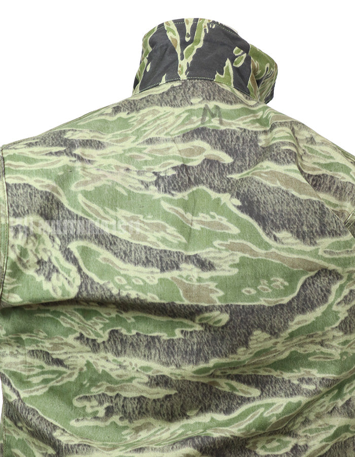 Original Late War Lightweight Pattern Tiger Stripe Shirt Never used Made by CISO Okinawa