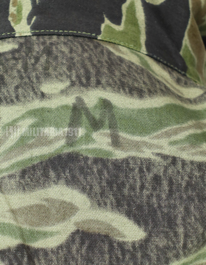 Original Late War Lightweight Pattern Tiger Stripe Shirt Never used Made by CISO Okinawa