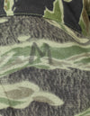 Original Late War Lightweight Pattern Tiger Stripe Shirt Never used Made by CISO Okinawa