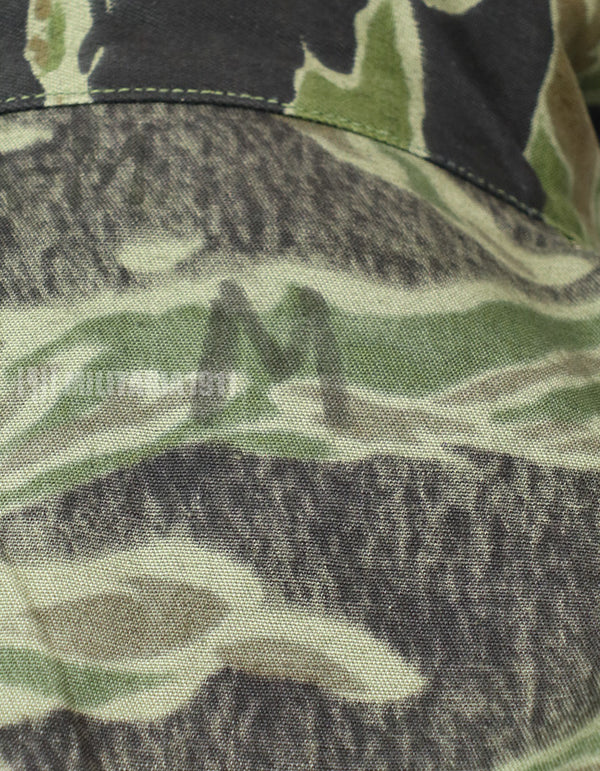 Original Late War Lightweight Pattern Tiger Stripe Shirt Never used Made by CISO Okinawa