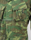 Original US military ERDL jungle fatigues, used, unknown age, faded.