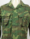 Original US military ERDL jungle fatigues, used, unknown age, faded.