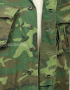 Original US military ERDL jungle fatigues, used, unknown age, faded.