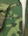 Original US military ERDL jungle fatigues, used, unknown age, faded.