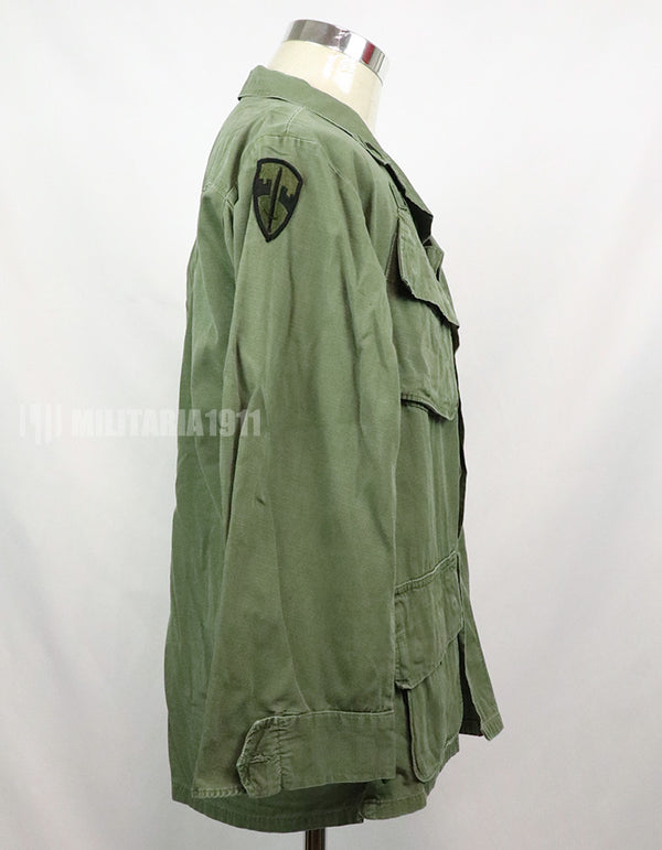 Original Late Jungle Fatigue Ripstop M-S 1970 with GB patch (retrofitted)