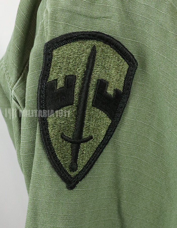 Original Late Jungle Fatigue Ripstop M-S 1970 with GB patch (retrofitted)