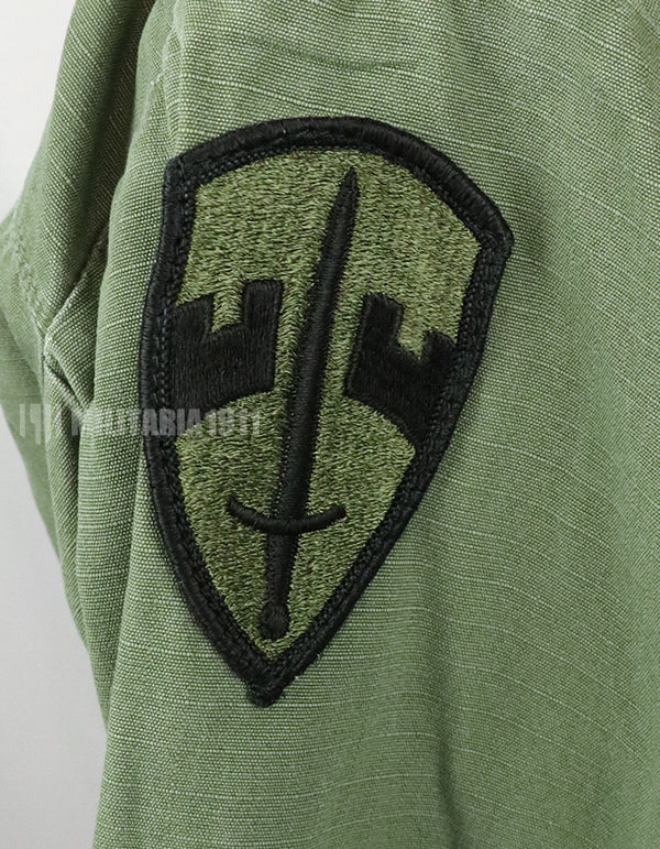 Original Late Jungle Fatigue Ripstop M-S 1970 with GB patch (retrofitted)