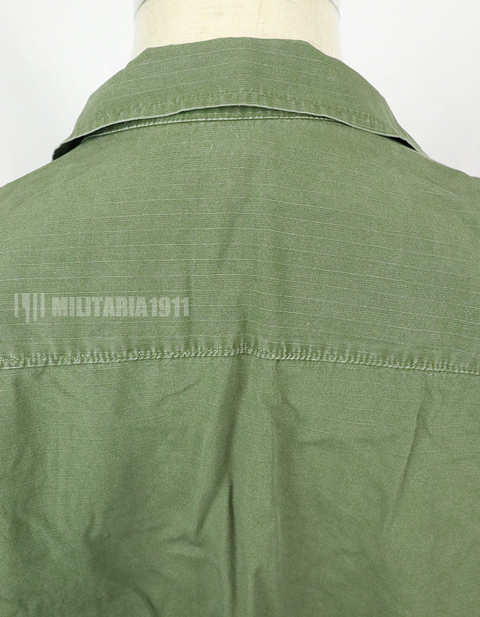 Original Late Jungle Fatigue Ripstop M-S 1970 with GB patch (retrofitted)